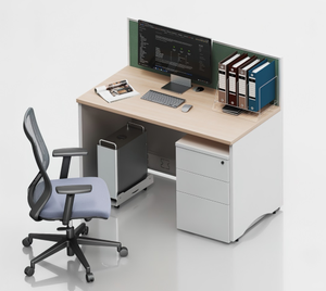 Table de bureau 6 places, bureaux longs pour espace de travail, vente en gros de bureaux, mobilier de bureau moderne - Product Image 2