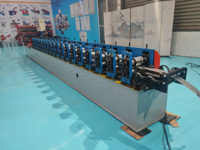 Machine de profilage de profilés en acier pour cloisons sèches et de canaux en C, contrôlée par PLC, avec moteur, pour la construction