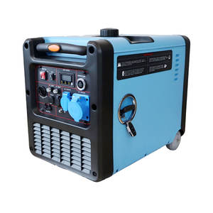 サイレントエアクール4ストロークリモートスタートガソリン発電機ホーム & キャンプ用2KW-8KW範囲周波数50Hz - Product Image 3