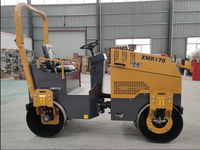 Compacte rouleuse routière à double tambour XMR170 de 1,7 tonne avec soupape de vibration et moteur en promotion