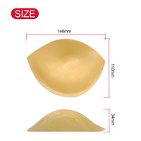 Rembourrage de bikini lavable et réutilisable Insert de soutien-gorge collant léger pour l'amélioration de la poitrine