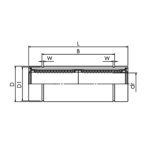 Roulement linéaire MYT LM25LGS 25x40x112mm à corps long, coussinet à billes <span class=keywords><strong>pour</strong></span> articulation robotique et équipement d'automatisation industrielle de grande envergure, coussinet coulissant - Product Image 2