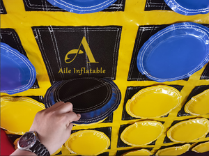 Logotipo de PVC personalizable inflable de doble cara conectar los puntos juego de rompecabezas divertido deportes Carnaval para niños con - Product Image 5