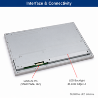 Kingtech 12,1 Zoll 1024*768 -30~85 ℃   600 Nits AG Blendfreies LVDS 6/8-Bit-Gerät RoHS-konformes Industrie-Automatisierungs-TFT-LCD-Modul