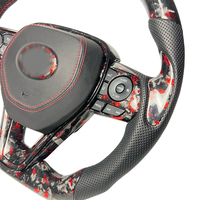 Vente directe du fabricant adaptée à la Toyota Camry Corolla RAV4 Auris peut être personnalisée Volant de voiture en fibre de carbone