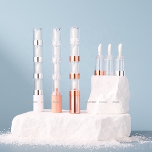 Forme de stylo fantaisie 1ml petit rond nu vide empilé teinte de lèvres glaçure bouteille tube 2 en 1 5 en 1 rouge à lèvres liquide tubes de gloss à lèvres - Product Image 1