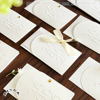 Ensemble d'invitations de mariage minimalistes avec enveloppes vierges ou personnalisables pour invitations de fête, d'affaires, cartes-cadeaux, vente en gros