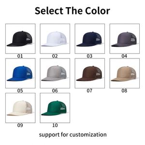 Gorras Trucker Richardson 112 Personalizadas de Alta Calidad, Gorra Trucker Deportiva de 5 Paneles con Malla Trasera - Product Image 4