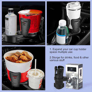 Universeller ABS 2-in-1 Becher- und Handyhalter mit Verstellbarem Expander für die Rückbank – Großer Auto-Organizer - Product Image 6