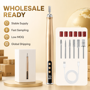Vantrend Professional Practice Skintific Gel 11 Shock Silicone Nail Drill Pen Shape 5-Speed Electric Nail File Kit Nail Brush - Product Image 3