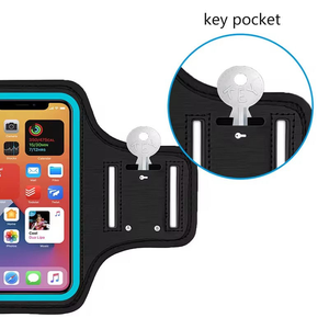 Sac de bras de sport léger et imperméable, matériau de plongée, bracelet de poignet, support de téléphone, course à pied en plein air, pochette de fitness - Product Image 2