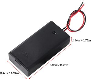 <span class=keywords><strong>AA</strong></span> 배터리 홀더 2AA 배터리 박스 백 커버 2X 1.5V <span class=keywords><strong>AA</strong></span> 배터리 케이스 On/Off 스위치 - Product Image 4