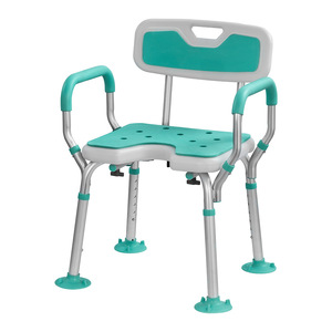 Chaise de douche Hejianze série 63, siège de bain réglable en hauteur, antidérapant, pour personnes âgées, équipement de sécurité pour la salle de bain - Product Image 3