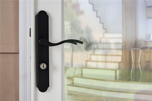 Cerradura de Palanca con Pestillo y Cerrojo para Puertas Corredizas y de Emergencia, Manija para Puerta de Emergencia, Negro Mate - Product Image 2