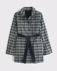 LEDUO Chaqueta Cortavientos Casual Dos en Uno Reversible y Ajustable para Mujer, de Poliéster/Algodón, Impermeable, Transpirable y Ecológica - Product Image 2