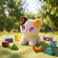 Intelligente KI-Sprechende Katze Plüschtier Interaktiver Emotionaler Feedback-Begleiter Roboter als Geschenk für Kinder