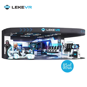 LEKE VR One-stop VR oyunları bölge çözümü ücretsiz 3D düzeni tasarım sanal gerçeklik Multiplayer 9D VR simülatörü