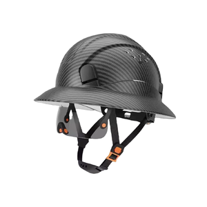 Casque de sécurité à bord complet HDPE personnalisé DEKE avec visière ANSI & CE approuvé Casque de sécurité pour la construction Équipement de sécurité au travail - Product Image 5