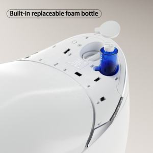 MUBI Toilette Intelligente Allongée en Forme d'Œuf, Cuvette en Céramique, Siphon en S, Siège Chauffant, Séchage à l'Air, Design Baleine Bionique - Product Image 4