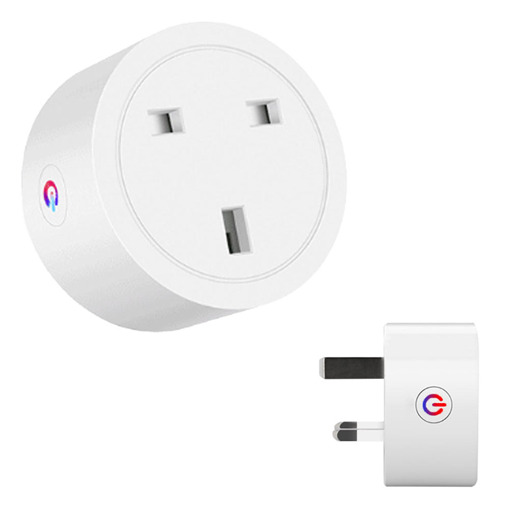 HONPNK Smart Life UK 16A Tuya ZigBee 3.0 Voice Control Energy Monitor Timer Wi-Fi Smart Plugs with Alexa & Google Home