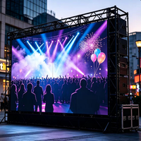 Pantalla LED de Alquiler para Exteriores, Video Wall LED para Escenarios, Eventos, Conciertos y Exhibiciones, Montado en Truss