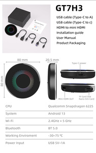 CarPlay AI Box 3 en 1 CarPlay Aibox 6225 Android Box Plug and Play Système d'infodivertissement CarPlay 4G WiFi 5G - Product Image 6