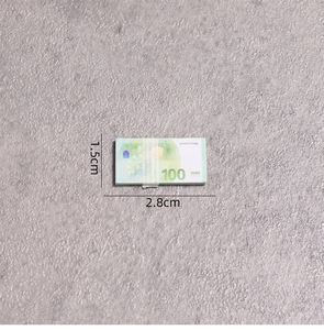 Accessoires de maison de poupée, mini billets de banque de simulation, accessoires BJD, jeu d'argent pour enfants, mini billets de dollars - Product Image 4