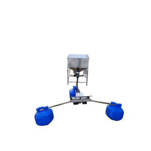 Alimentateur automatique pour poissons de 1,5 kW (2 CV) à 180 degrés, alimentation par énergie éolienne pour la pisciculture de tilapias, de poissons-chats et de crevettes - Product Image 4