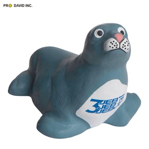 New Style Custom Promotional PU Seal Stress Toy for Promotion Stress <b>Ball</b> - Product Image 5