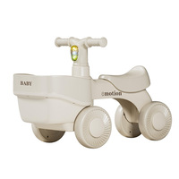Sepeda Keseimbangan Anak Roda Empat Plastik Model Baru dengan Musik & Lampu untuk Anak Laki-laki dan Perempuan Usia 2-7 Tahun
