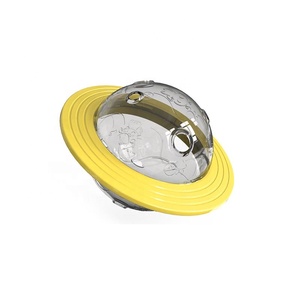 Cane pianeta giocattolo interattivo a forma di UFO disco volante cane trattare palla rotante Frisby Indoor e Outdoor per cani di piccola taglia - Product Image 4