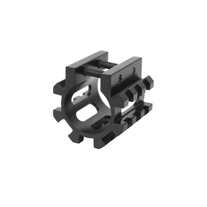Montura de Linterna Láser de Instalación Rápida de 25.4 mm, Abrazadera Anodizada Negra Mate para Actividades Tácticas de Caza al Aire Libre - Product Image 4