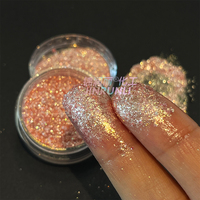 Borosilikatglas Diamant-Glitzer Perlenpigmentpulver in Mica für Lidschatten