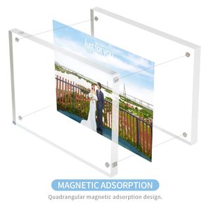 <b>4x4</b>" square Acrylic Magnetic Picture Photo <b>Frame</b> - Product Image 6