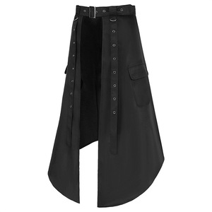 Dark Rock Punk Ashes Series Gothic Asimétrico Media falda Ropa de hombre - Product Image 2