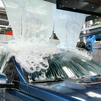 Machine de lavage de voiture automatique sans contact entièrement automatique en métal électrique