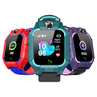 Jam Tangan Pintar Anak Q19 Desain Persegi dengan Kartu SIM 2G Dukungan Panggilan LBS Jam Tangan Anak Q12 Kartu SIM Jam Tangan Pintar Murah Q19 Anak-anak