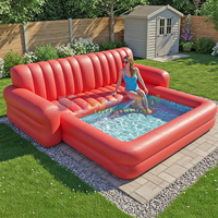 Piscine gonflable pour pub avec bar et canapé, en PVC/vinyle, certifiée CE, Funworld WG 0018