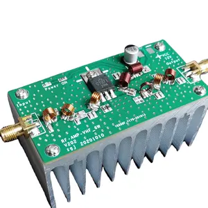 6W FM 88-108MHz /140-170MHz DC12V HF-Leistungs verstärker für UKW-Amateurfunk AMP WTIH-Kühlkörper