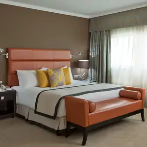 Muebles de dormitorio de madera de marca china en hotel de 5 estrellas, muebles para el hogar, juego de dormitorio, muebles de dormitorio de hotel de lujo