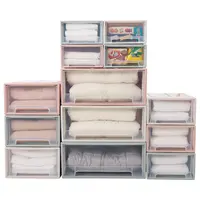 Clear Plastic Storage Drawers for Women's Clothing