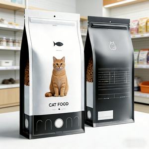 Sachet refermable à fermeture éclair personnalisé pour aliments pour chiens et chats, impression gravure sur mesure, 500g, 1kg, 2.5kg, vente en gros - Product Image 6