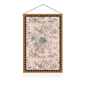 <span class=keywords><strong>Tapisserie</strong></span> murale en tissu de soie à fleurs anciennes, style rétro français, pour restaurant, salon, décoration d'intérieur - Product Image 6