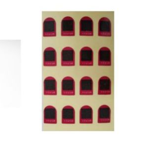 Etiquetas que cambian de color Serie 9036 37 38 Material plástico adhesivo UV semicircular para embalaje - Product Image 3