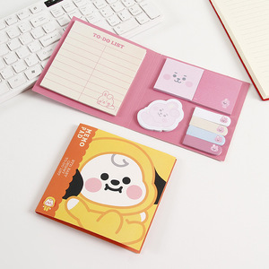 Bloc-notes de dessin animé Ins, carnet portable mignon, mini bloc-notes décoratif, notes autocollantes esthétiques, papeterie pour étudiants - Product Image 3