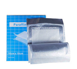 Pansement médical de gaze de paraffine stérile OEM pour brûlures Pansement de gaze de vaséline - Product Image 1