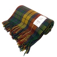 Couverture de luxe en laine mérinos Queen Throw Couverture à carreaux en tartan Cabine classique simple et personnalisée pour lit ou canapé automne-hiver