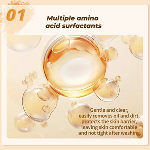 기름 먼지 제거에 효과적인 부드러운 투명 세안 피부 보호 배리어 잎 피부 편안하고 단단하지 않은 퍼밍 기능 - Product Image 5