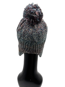 Gorro de Punto con Orejas LANDBAS, el Más Vendido, de 56-58 cm, Estilo Moderno, Personalizado, con Patrón de Punto Liso y Trenzado, para Invierno y Esquí - Product Image 6