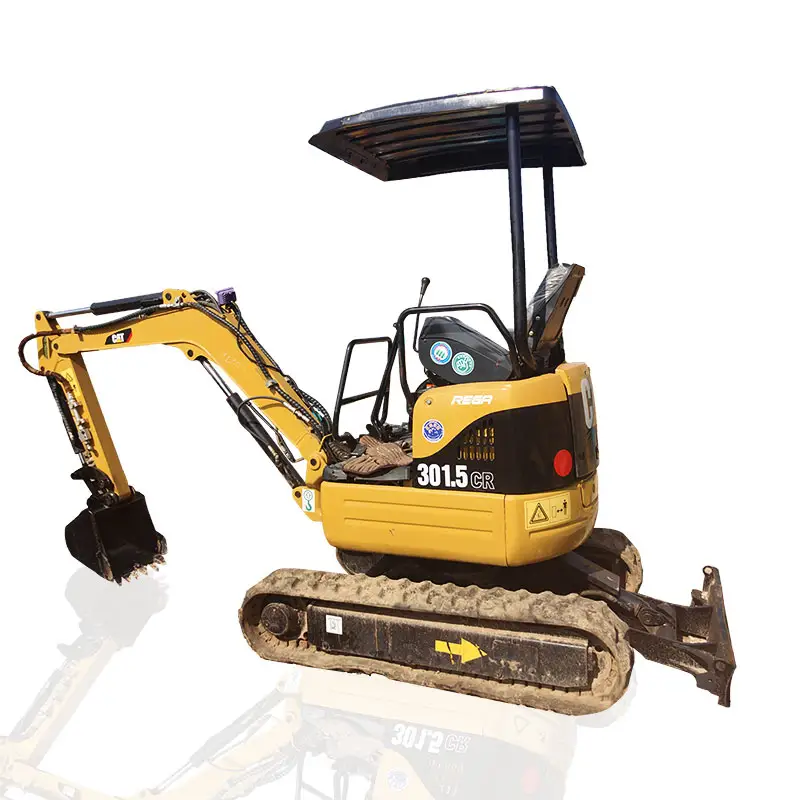 Ekskavator Mini 1,5 ton Caterpillar bekas Cat301.5 305,5e 306E mesin penggali silinder pemindah bumi Mini harga murah